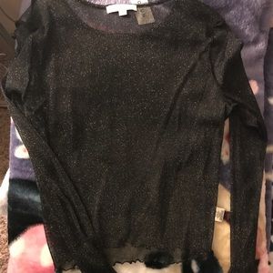 Long sleeve crop top